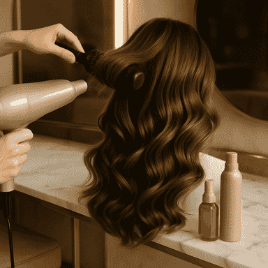 Blow-Dry + Curls